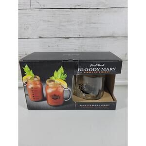Final Touch Bloody Mary Mason Jar Mugs 2-Pack NEW